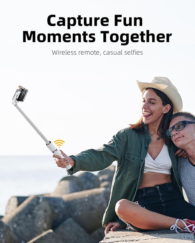 TODI 63" Phone Tripod, Extendable Selfie Stick - Image 3