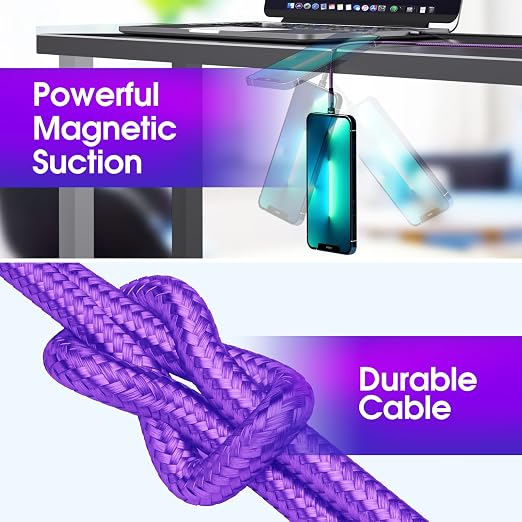 Magnetic Charging Cable 540° Rotating Magnetic Phone Charger 3 in 1 Magnetic - Image 5