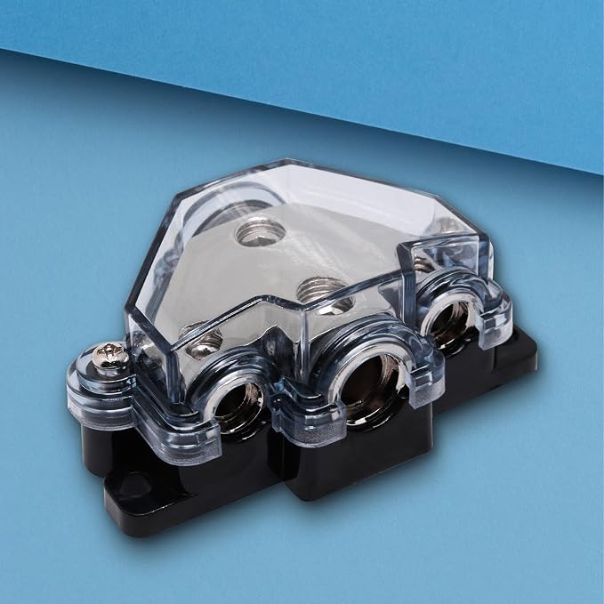 1pc Distribution Block 1 in 3 Ways Out Power Distribution Block Car Audio 1x4 - Image 5