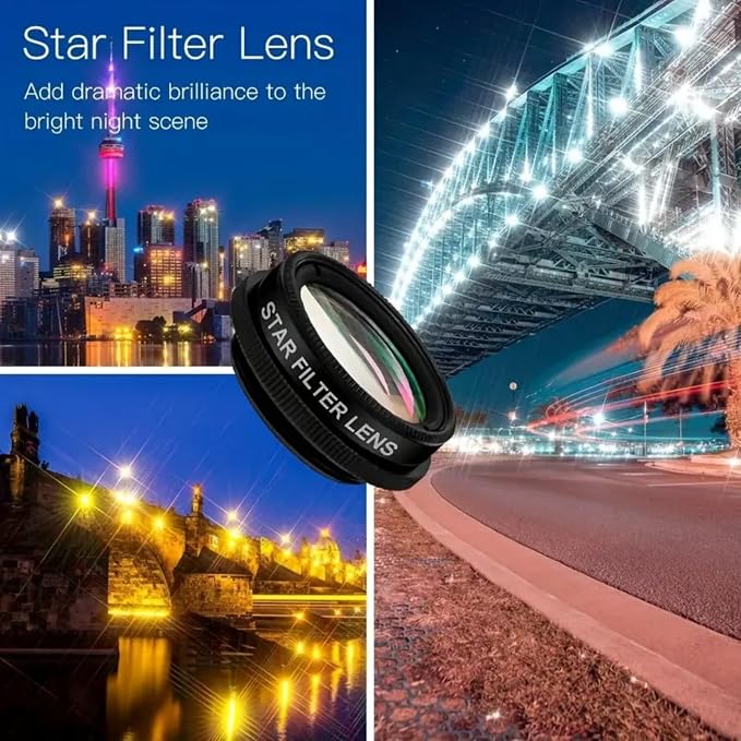 Universal 7-in-1 Mobile Phone Camera Lens Kit, Funny Cell Phone Lens - Image 4