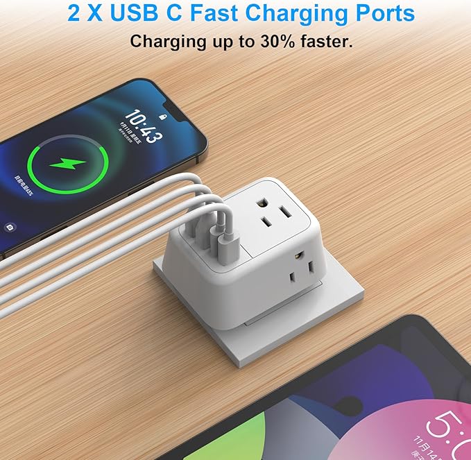 Travel Plug Adapter, International Plug Adapter - Image 3