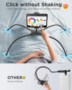 SAIJI iPad Stand, Adjustable Ergonomic Tablet Holder - Image 3