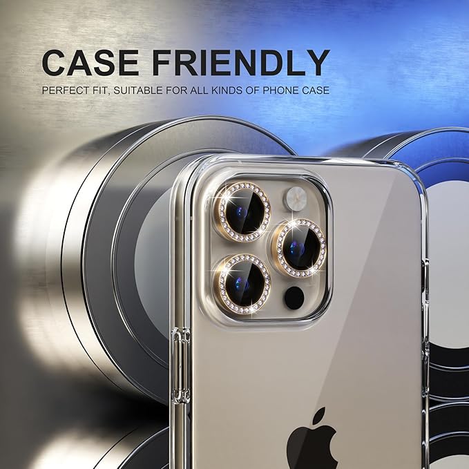 Choiche Compatible for iPhone 15 Pro/iPhone 15 Pro Max Camera Lens Protector - Image 4