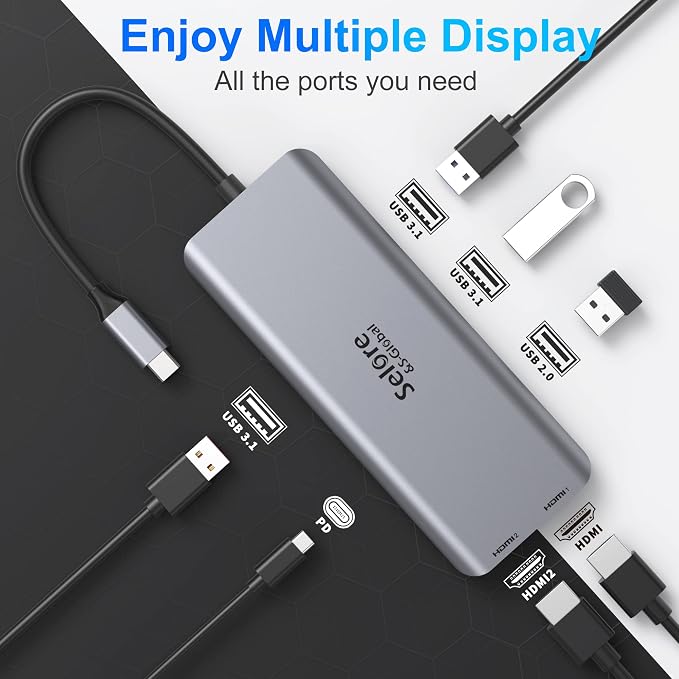 Docking Station for MacBook Pro/MacBook Air M1 2020 2019 2018 13" 15" 16" - Image 4