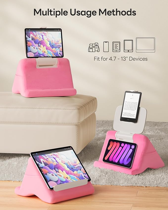 SAIJI Tablet Kindle Stand Pillow - Image 2