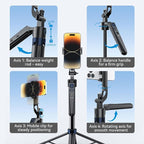 TELESIN 63" Smart Auto-Face Tracking Tripod - Image 5