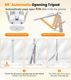 TONEOF 66" Automatic Phone Tripod - Image 2