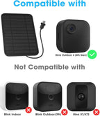 5W Solar Panel for Blink Camera Outdoor, Solar Panel Charger Compatible - Image 2