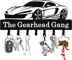 Personalized Car Key Holder Wall Mount, Custom Metal Key Rack Key Holder by Syneiro