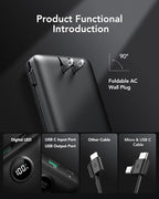 VRURC Portable Charger 20000mAh, Fast Charging Power Bank USB C, 4 Output 2 - Image 2