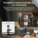 SmallRig Portable Mini Desktop Tripod, Aluminum Alloy Compact Small Tabletop - Image 5
