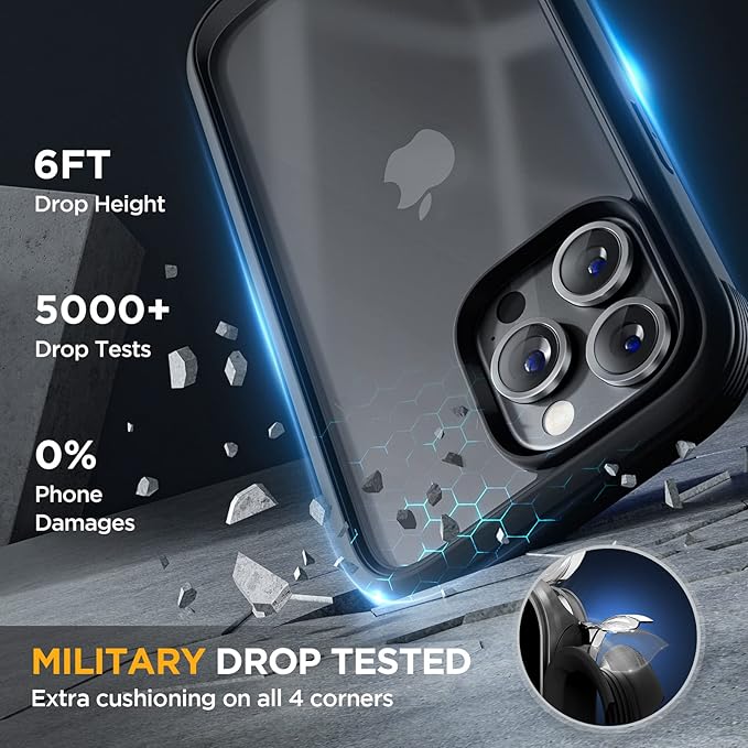 Miracase Glass Series Designed for iPhone 14 Pro Case 6.1 Inch, Upgrade - Image 4