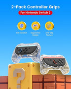 TRANSNOVO Hand Grips for Switch 2，Wear-Resistant Switch Accessories Controller - Image 2