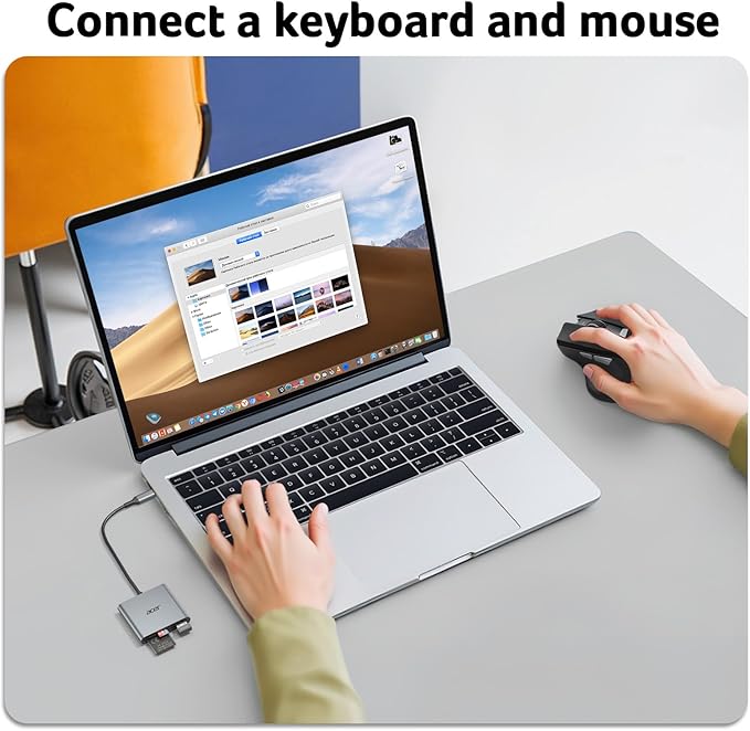 Acer SD Card Reader USB C, 3 in 1 Memory Card Reader - Image 6