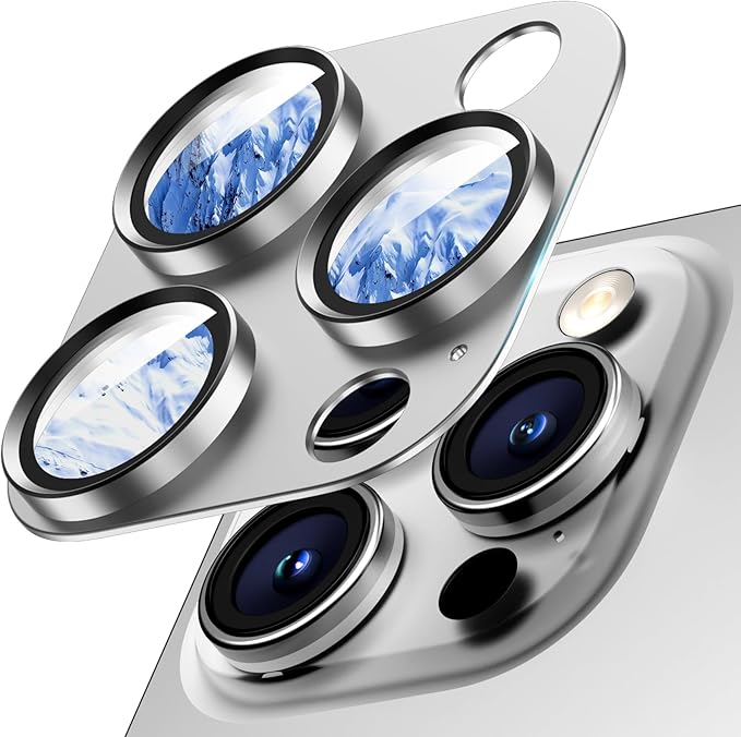 Camera Lens Protector for iPhone 16 Pro Max/16 Pro/15 Pro Max/15 Pro/14 Pro by WumigooProducts