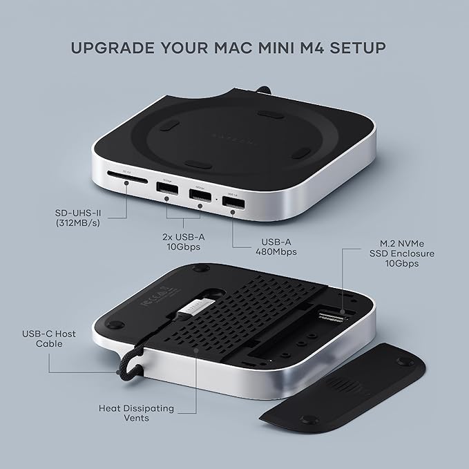 Satechi Mac mini M4 Hub & Stand - Image 2