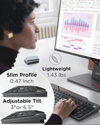 Lenovo 800 Self-Charging Bluetooth Keyboard, Uses Ambient Light - Image 7