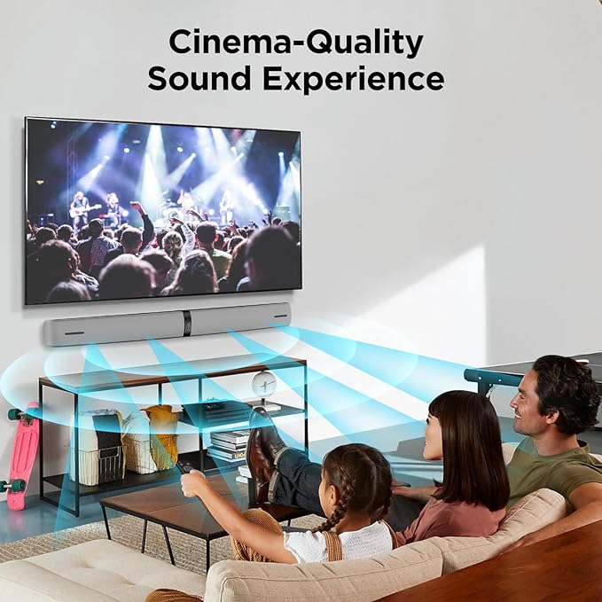 Sound Bar for Smart TV, 90W Soundbar - Image 3