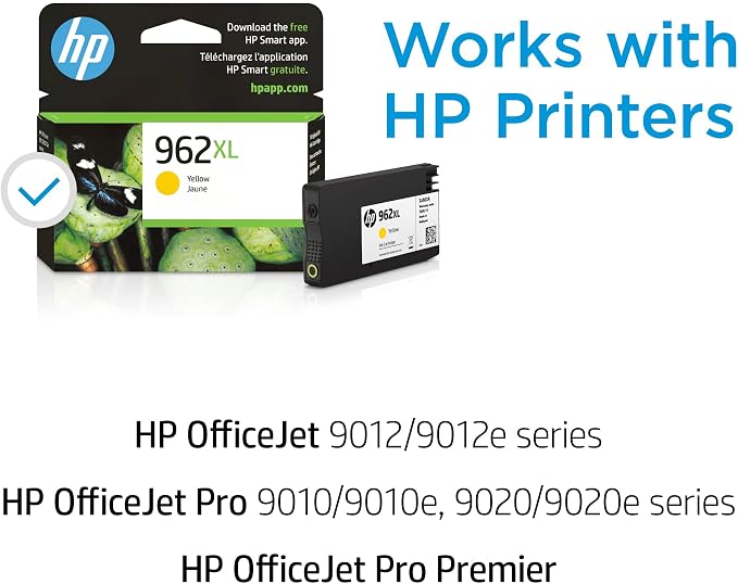 HP 962XL Yellow High-yield Ink Cartridge | Works - Image 2