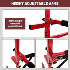 Mobile Bumper Storage Rack, 8 Pairs of Arms Double Sided Bumper Stand - Image 4