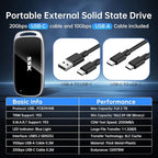 SSK 2TB SSD External Hard Drive, Portable SSD Drive up to 2000 MB/s, USB 3.2 - Image 8