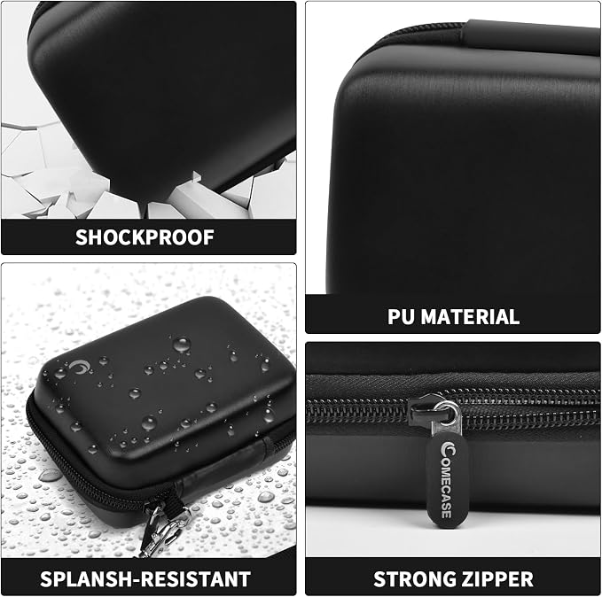 Carrying & Protective Case for Digital Camera, AbergBest 21 Mega Pixels 2.7" - Image 4