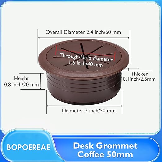 Desk Grommet 2", Desk Hole Cover - Image 8