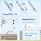ULANZI TT88 Magnetic Tripod for iPhone, 2-in-1 Phone Clip & Dual Cold Shoe - Image 9