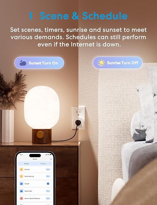 meross Matter Smart Plug Mini, FFS Easy Setup, 100% Privacy Smart Outlet - Image 7