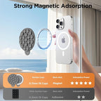 Magnetic Suction Cup Mount for MagSafe Case, Silicone Hands-Free Grip Holder - Image 4