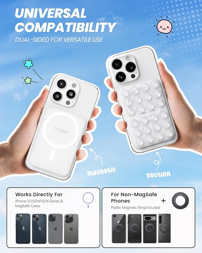 Klearlook 2PCS Magnetic Suction Phone Mount - Image 2