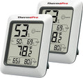 ThermoPro TP50 2 Pieces Digital Hygrometer Indoor Thermometer Room Thermometer by ThermoPro
