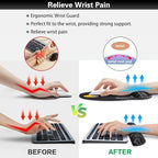 Ergonomic Keyboard Wrist Rest, Mouse Pad - Image 4