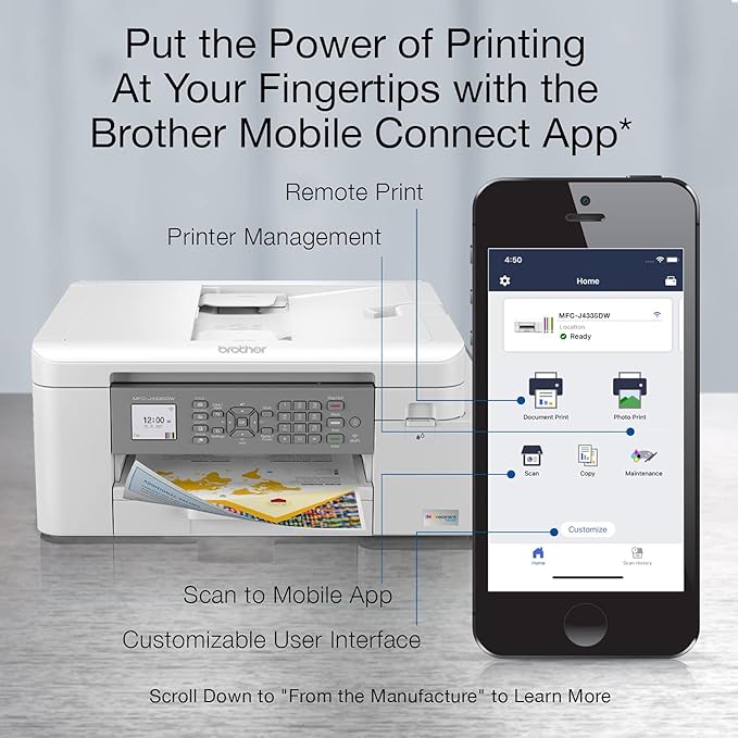 Brother MFC-J4335DW INKvestment Tank All-in-One Printer - Image 4