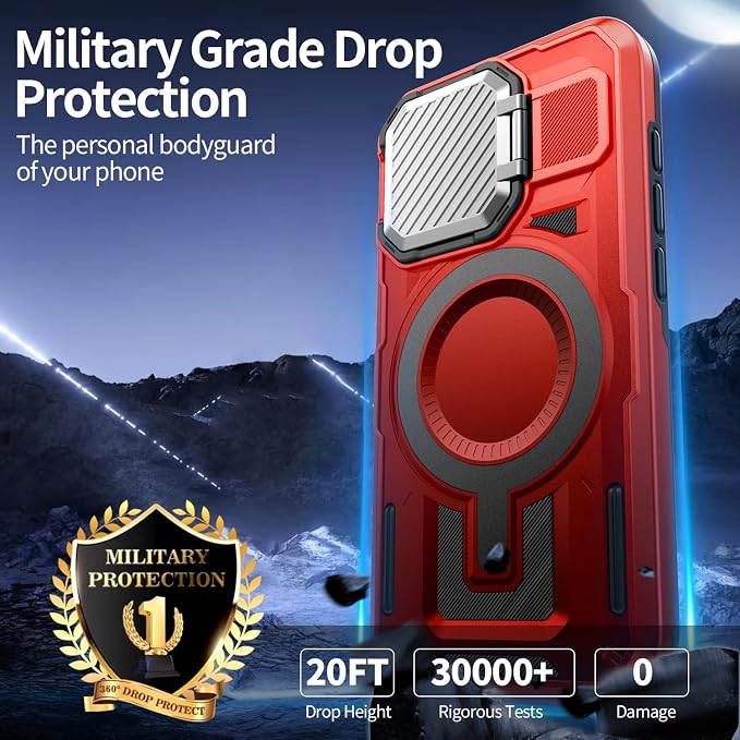 Camera Stand Case for iPhone 16 Plus, 2024 Version Military Grade Protective - Image 4