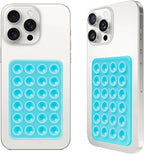 2PCS Silicone Suction Phone Case Mount, Non Slip Suction Cup, Hands-Free Phone by Giumel