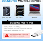 USB C SD Card Reader for iPhone 16/15/iPad/Mac, 3 in 1 USBC Memory Card Reader - Image 6