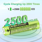 8 Pack BK-40AAABU Ni-MH AAA Rechargeable Battery - Image 2