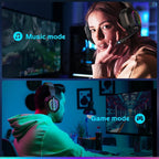 FC200 Wireless Gaming Headset for PS5, PS4-2.4GHz USB Foldable Headphones - Image 8