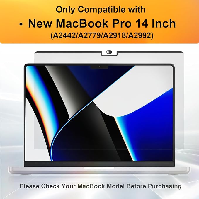 Privacy Screen for MacBook Pro 14 Inch 2021-2024 M4 /M4 Pro /M4 Max /M3 /M3 Pro - Image 8