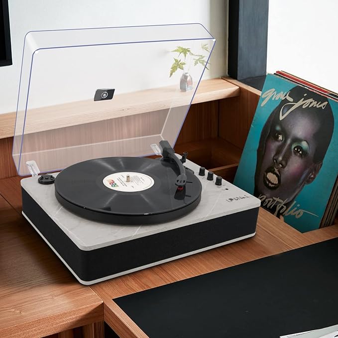 LP&NO.1 Record Player wirelessTurntable - Image 4