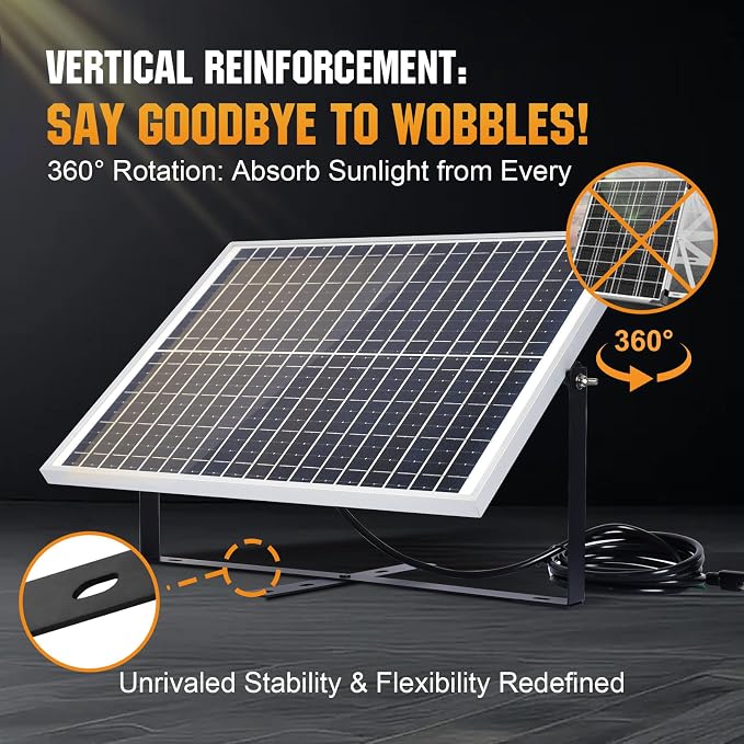 ECO-WORTHY 25W 12V Solar Battery Trickle Charger Maintainer, Waterproof Solar - Image 5