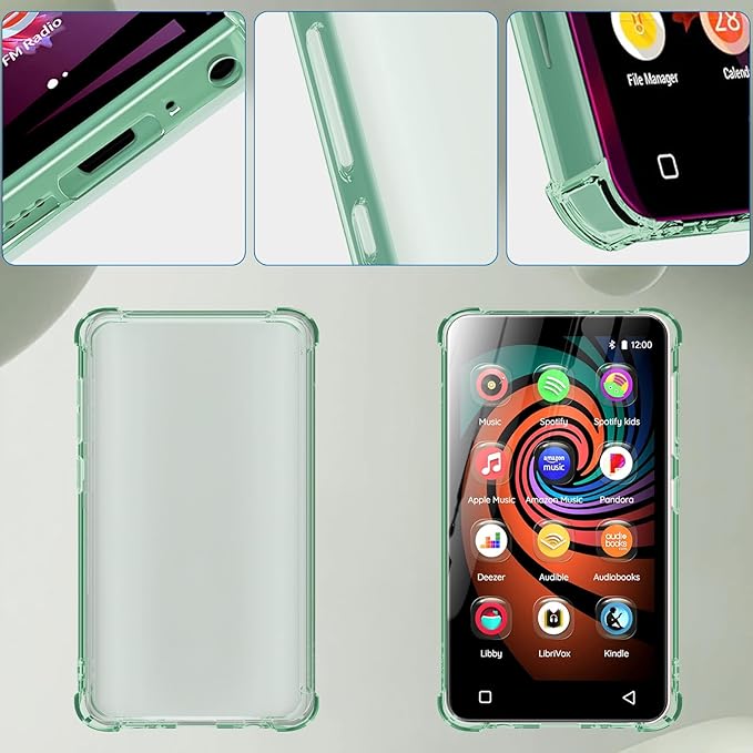 Case for innioasis G1 G3 Mp3 Player, TPU Clear Cover for Mp3 Player - Image 4