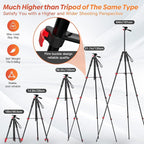 65" Phone Tripod Stand, Tripod for iPhone & Camera - Image 3