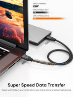 CableCreation 2-Pack 1.6FT USB A to C Data Transfer & Charging Cables, - Image 3