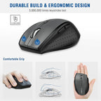 E-YOOSO Wireless Mouse for Laptop, Portable Optical Computer Mouse, 6 Buttons - Image 4