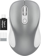WisFox 2.4G Wireless Mouse for Laptop, Ergonomic Computer Mouse by Bringyouqualityproducts