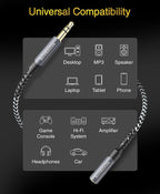 BlueRigger Headphone Extension Cable – Aux Cord - Image 3