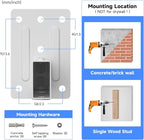 suptek Large Dual Side Clamping Bookshelf Speaker Wall Mounting Bracket - Image 7