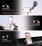 for MagSafe Car Mount Charger Dash/Windshield/Vent Wireless Car Charger with - Image 3